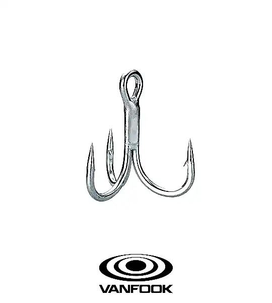 VANFOOK CT-80 TREBLE EXH SILVER 4P #5/0