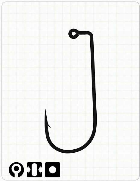 2101 AB JIG #2/0 BLACK NIKEL 5P