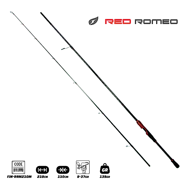 Fujin Red Romeo 210cm 8-37gr Spin Kamış FJN-RRM210M