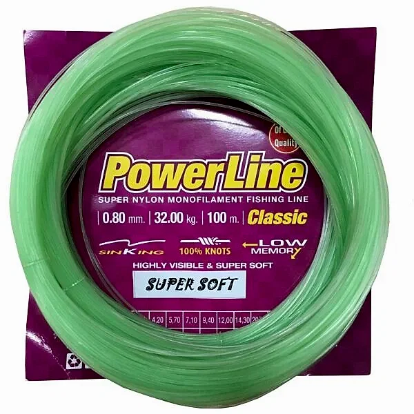 Powerline Soft Yeşil 100m Poşet Misina