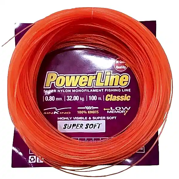 Powerline Soft Turuncu 100m Poşet Misina