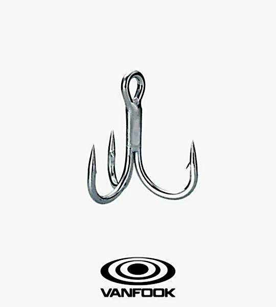 VANFOOK CT-78 TREBLE SH SILVER 4P #1/0