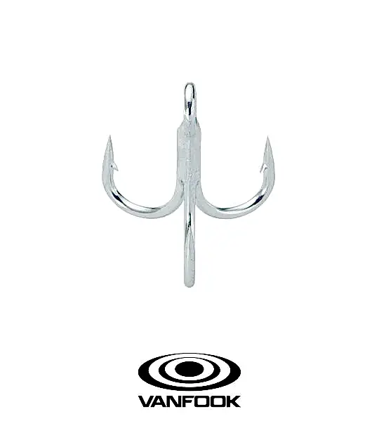 VANFOOK CT-78 TREBLE SH SILVER 4P #2/0