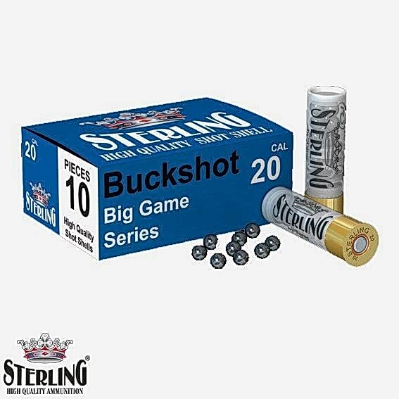 STERLING 20 Cal. Buckshot-Şevrotin Av Fişeği