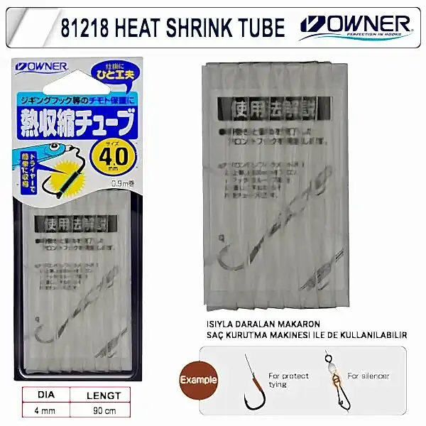 Cultiva 81218 Heat Shrink Tube 2-3-4-5 mm