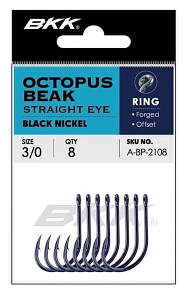 BKK Octopus Beak Straight Eye Olta İğnesi