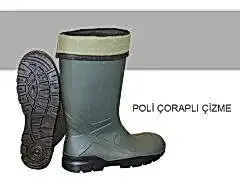 Captain Balıkçı Avcı Tipi Çoraplı Çizme