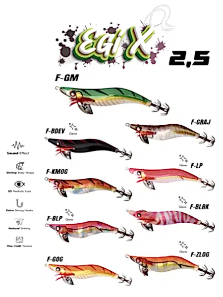 Fujin EgiX 2.5 10gr Kalamar Zokası