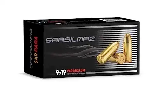 9X19MM PARABELLUM SARSILMAZ TABANCA FİŞEĞİ FMJ 124GRN