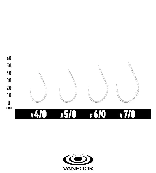 VANFOOK JH-30 JIGEN HYPER SILVER 6P #6/0