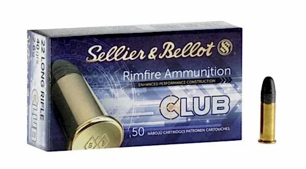 22LR. SELLIER BELLOT LEAD 40GRN TABANCA FİŞEĞİ