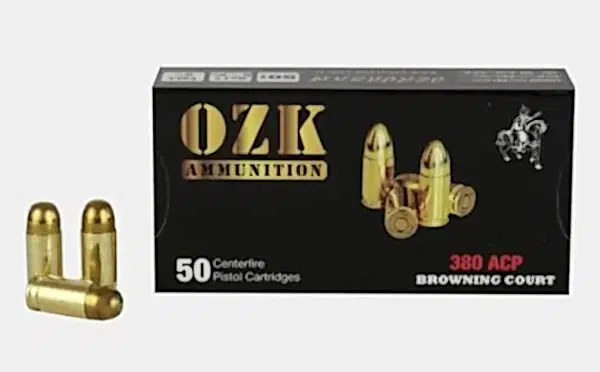 380AUTO 9X17MM ÖZKURSAN FMJ 100GRN KISA DOKUZ TABANCA FİŞEĞİ