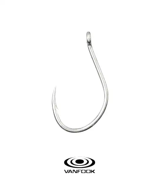 VANFOOK JH-40 JIGEN GRIPPY SILVER 5P #6/0