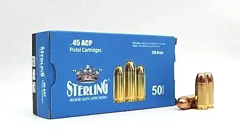 45ACP TURAÇ-STERLING FMJ 230GRN TABANCA FİŞEĞİ
