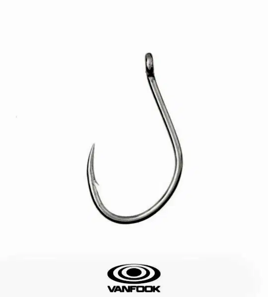 VANFOOK JH-40 JIGEN GRIPPY SILVER 3P #8/0