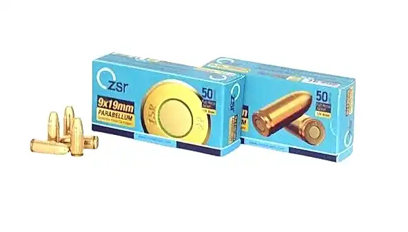 9X19MM PARABELLUM ZSR TABANCA FİŞEĞİ FMJ 124GRN
