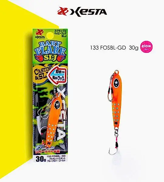 XESTA SCRAMBLE BABY FLARE SLJ 30G JIG FOSBL-GD