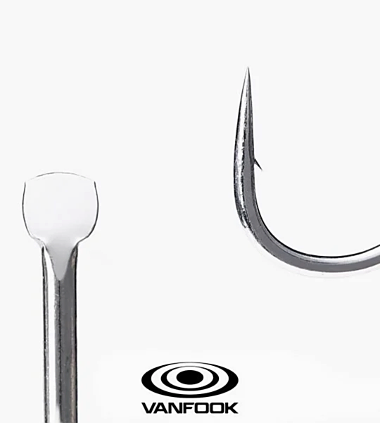 VANFOOK FL-08 SPINBULL FLEX SILVER 10P #1/0