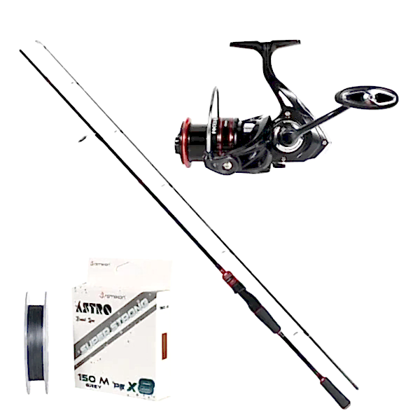 REMIXON FOCUS RD 2.40M 5-35GR 2P KAMIŞ+RD3000M 5+1BB MAKARA, SET