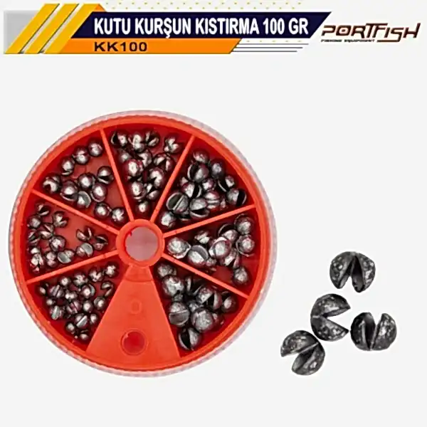 Portfish Kutu Kurşun Kistirma 100 gr