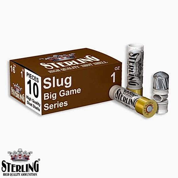 STERLING 16 Cal. Slug Tek Kurşun Av Fişeği