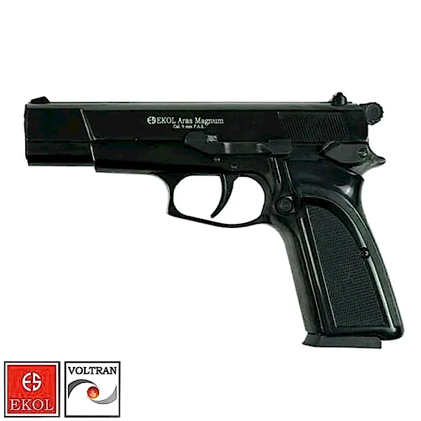 EKOL Aras Magnum Siyah Ses Tabancası