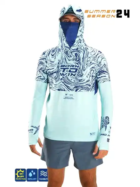 Fujin Pro Angler S24 Buff&Hoodie Izohips Mint