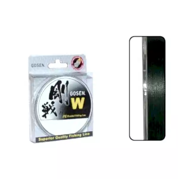 Gosen W4 Hard Type PE 4 Örgü Spin İp Misina 150mt Açık Yeşil PE1.5-0.216MM