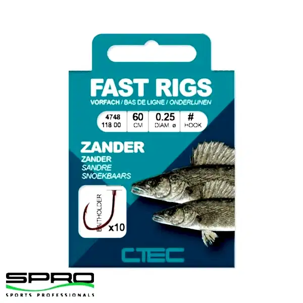 SPRO C-TEC Levrek Hazır İğne Takımı 60 cm #4 0.20