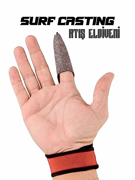 Fujin Pro Angler Surf Casting Atış Eldiveni Red