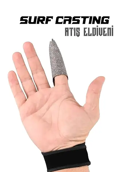Fujin Pro Angler Surf Casting Atış Eldiveni Siyah