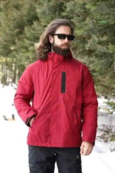 FLOYEN YAĞMURLUK BORDO #3XL