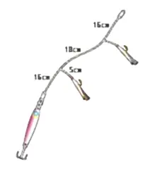 Hayabusa HA 282 LRF Jigging Sabiki 2li Çaparili SET LRF Jig Suni Yem