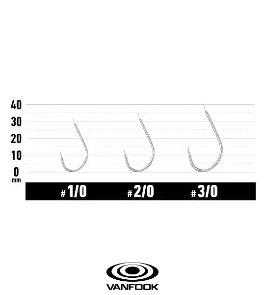 VANFOOK JH-10 JIGEN SILVER VP 65P #1/0