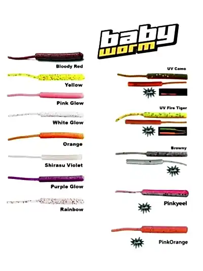 Fujin Baby Worm 5.2 cm Floating LRF Silikonu