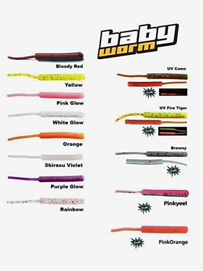 Fujin Baby Worm 5.2 cm Floating LRF Silikonu