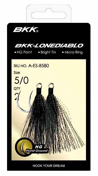 BKK Lone Diablo BT- Black Bucktail Olta İğnesi