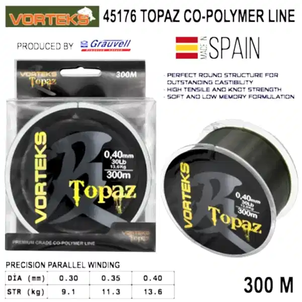 Vorteks 45176 Topaz 300m Sazan Misinası