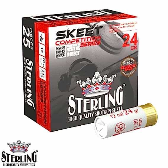 STERLING Skeet Quick Open 24 G. No:9,5 Atış Fişeği