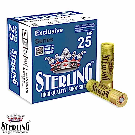 STERLING 20 Cal. 25 G. No: 4 Av Fişeği