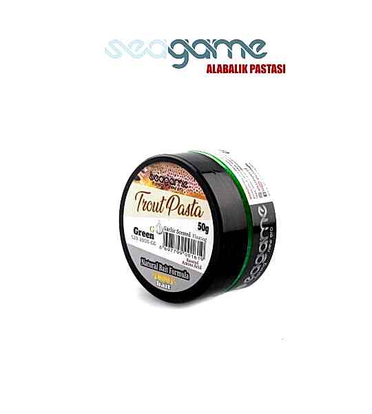 SEAGAME TROUT PASTA ALABALIK HAMURU SARIMSAK YEŞİL 50G