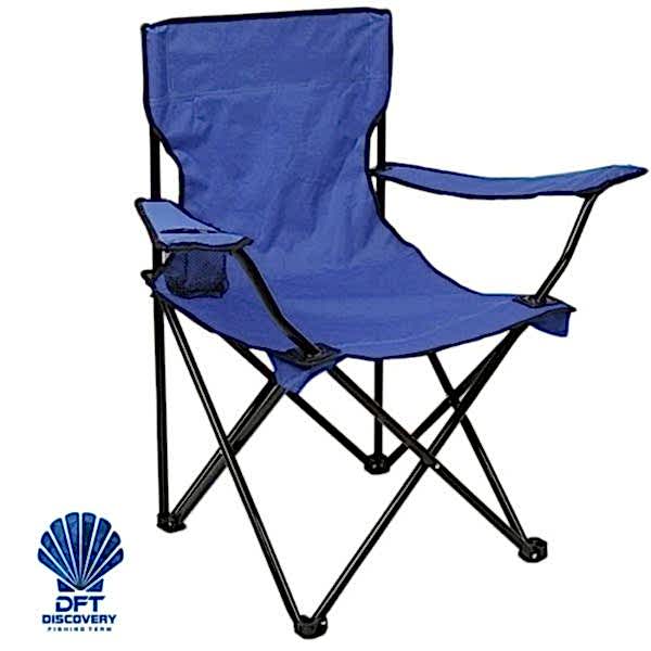 DFT Kollu Katlanır Kamp Sandalyesi Rejisör - Mavi