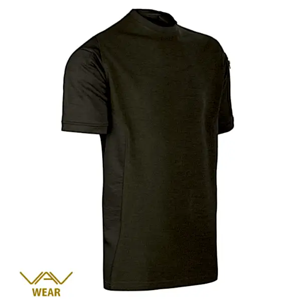 VAV VTHIN01 Yuv. Yaka Kısa Kol Tişört Haki XXL