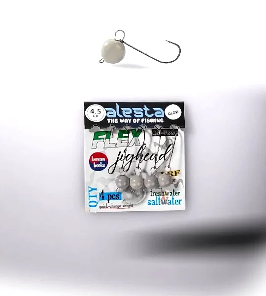 FLEX JIGHEAD GLOW 4P 4.5G