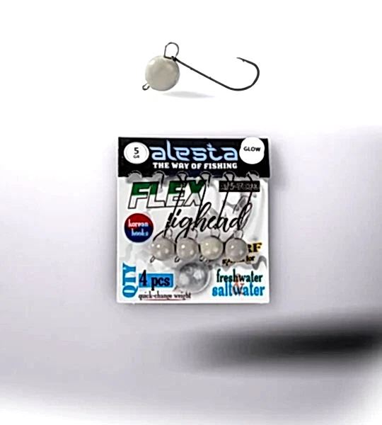 FLEX JIGHEAD GLOW 4P 5G