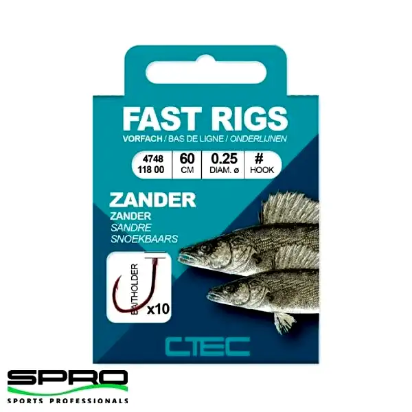 SPRO C-TEC Levrek Hazır İğne Takımı 60 cm #2 0.25