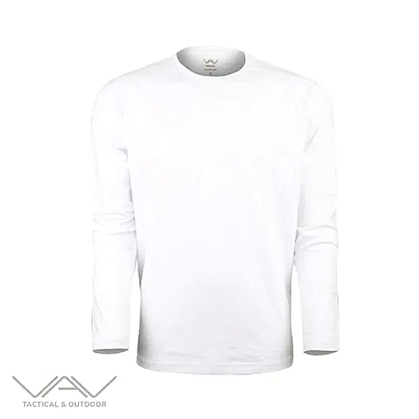 VAV Baseti-04 Uzun Kol Sweatshirt Beyaz