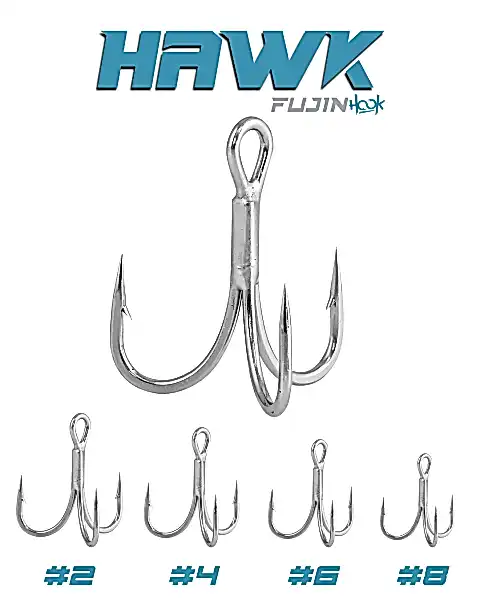 Fujin Hawk Süper Anti-Rust Üçlü Kanca