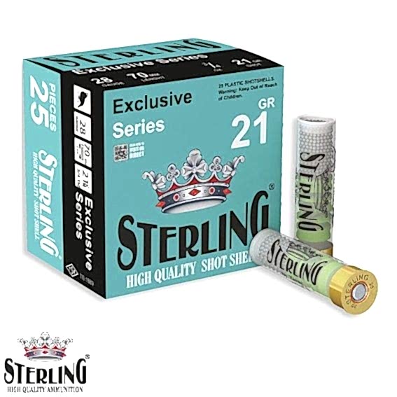STERLING 28 Cal. 21 G. No: 3 Av Fişeği