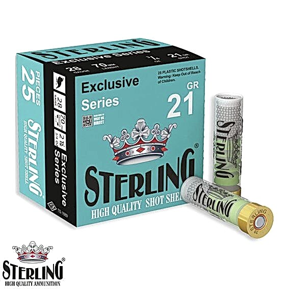 STERLING 28 Cal. 21 G. No: 9 Av Fişeği